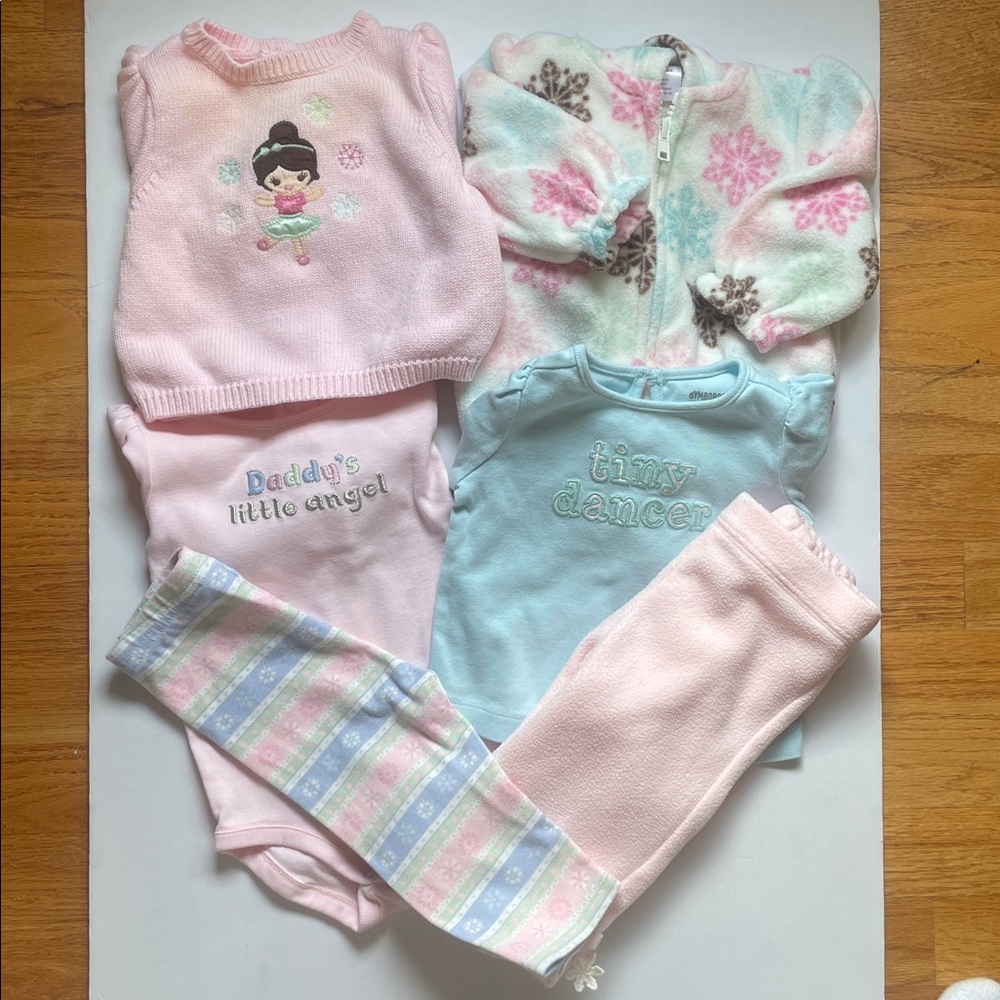 Gymboree Girls 3-6 month 6 piece lot